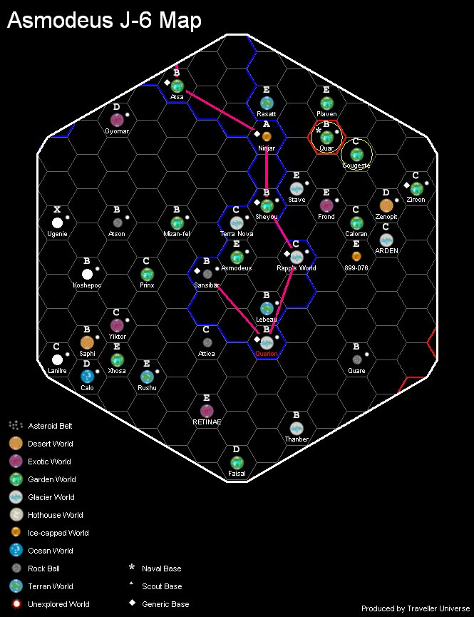 J6 vicinity around Asmodeus